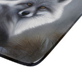 Schöner Artischer Fox Schneidebrett (Ecke)