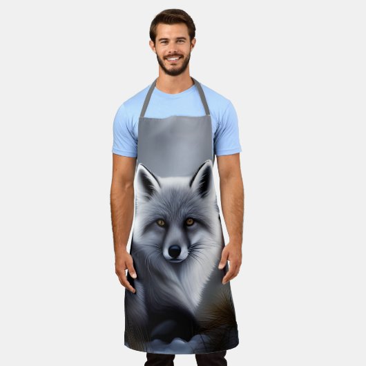 Schöner Artischer Fox Schürze (Getragen)