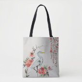 schöner asiatischer Kranvogel Tasche (Vorderseite)