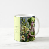 Schöner August Fairy in Gladioli Kaffeetasse (VorderseiteRechts)