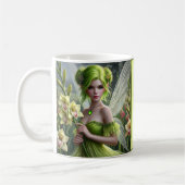Schöner August Fairy in Gladioli Kaffeetasse (Links)