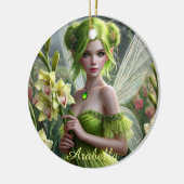 Schöner August Fairy in Gladioli Keramik Ornament (Links)
