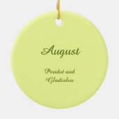 Schöner August Fairy in Gladioli Keramik Ornament (Hinten)