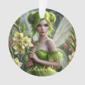 Schöner August Fairy in Gladioli Ornament (Vorderseite)