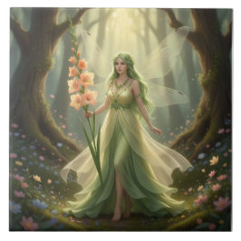 Schöner August Peridot Fairy Fliese