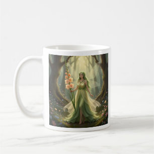 Schöner August Peridot Fairy Kaffeetasse