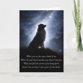Schöner Australian Shepard Aussie Sympathie Karte (Vorderseite)