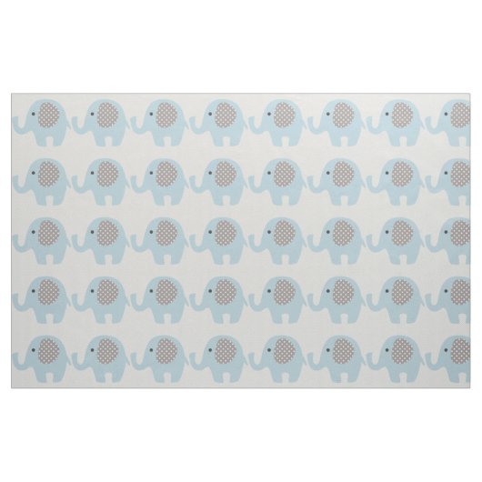 Schöner Baby-Blau-Elefant Stoff (Yard (91,4 cm))