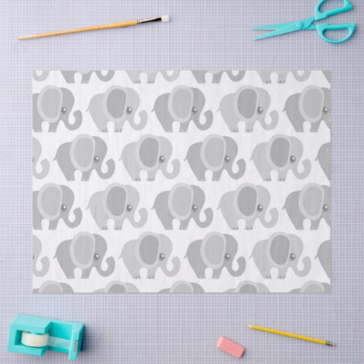 Schöner Baby-Person-Elefant Seidenpapier (Basteln)