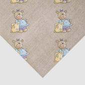 Schöner Baby-Teddybär Seidenpapier (Detail)