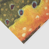 Schöner Bachforellenfisch Seidenpapier (Ausschnitt)