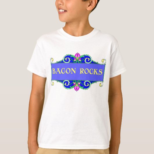 Schöner Bacon! Bacon Rocks! T-Shirt (Vorderseite)
