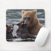 Schöner Bär und ihre Naben Mousepad (Mit Mouse)