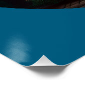 Schöner Barockstil Weihnachtsbaum Poster (Ecke)