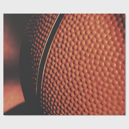 Schöner Basketball Geschenkpapier (Flach)