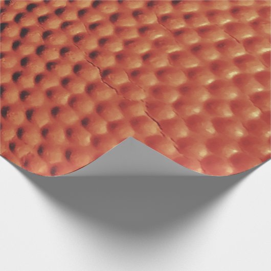 Schöner Basketball Geschenkpapier (Ecke)