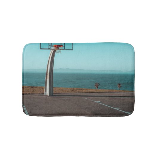 Schöner Basketball-Hoop Badematte (Vorderseite)