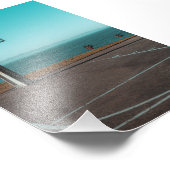 Schöner Basketball-Hoop Fotodruck (Ecke)