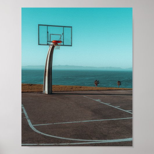 Schöner Basketball-Hoop Poster (Vorne)