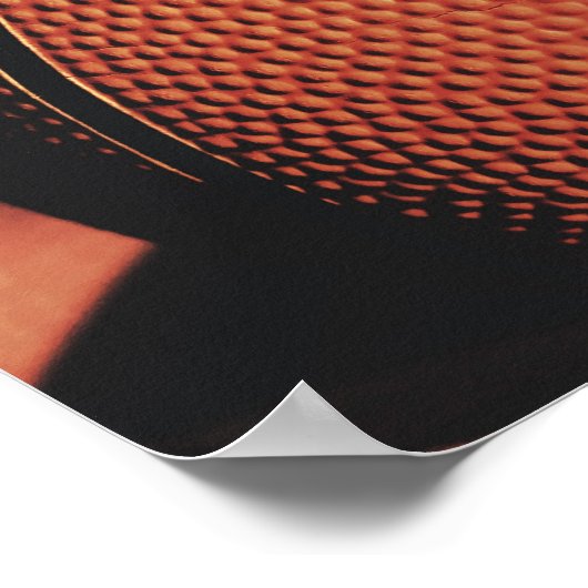 Schöner Basketball Poster (Ecke)