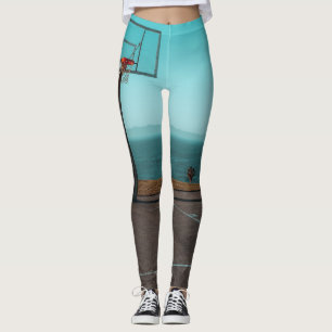 Schöner Basketballkorb Leggings