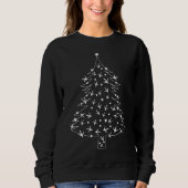schöner Baum Pfote Hühner Bauern Sweatshirt (Vorderseite)