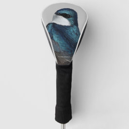 Schöner Baumschlamm Songbird auf einem Draht Golf Headcover