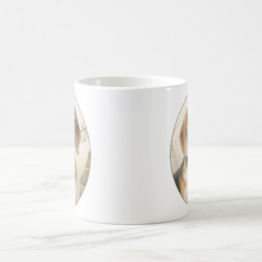 Schöner Beagle Kaffeetasse (Mittel)