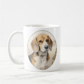 Schöner Beagle Kaffeetasse (Links)