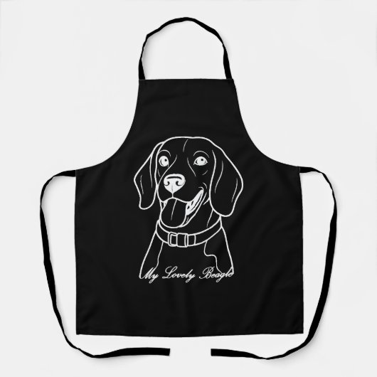 Schöner Beagle Schürze (Vorderseite)