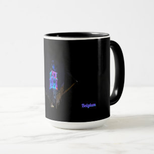 Schöner Belfried von Mons Belgien Reise Tasse