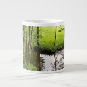 Schöner Belgischer Wald und Fluss, Reise Jumbo-Tasse (Vorderseite)