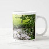 Schöner Belgischer Wald und Fluss, Reise Jumbo-Tasse (Rechts)