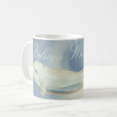 Schöner Beluga Whale, Delphinapterus Leucas Kaffeetasse (Vorderseite Links)