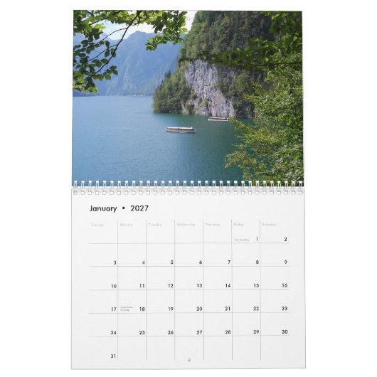 Schöner Berchtesgaden Kalender (Jan 2027)