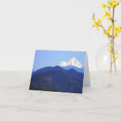 Schöner Berg Shasta.... Karte (Gelbe Blume)