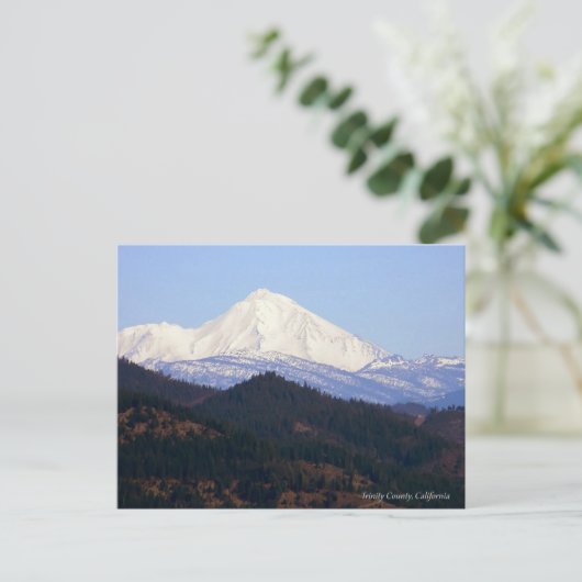Schöner Berg Shasta... Postkarte (Stehend Vorderseite)