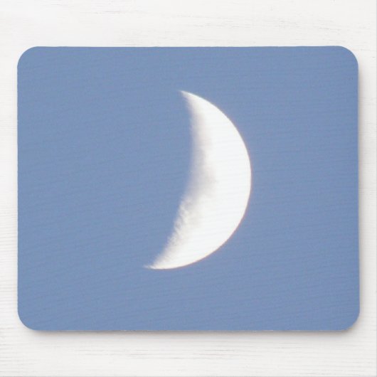 Schöner Bergmond im Tageslicht Mousepa Mousepad (Vorne)