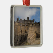 Schöner berühmter Riese Edinburgh Burg Silbernes Ornament (Rechts)
