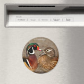 Schöner Berührungsmoment zwischen Holzenten Magnet (In Situ (Geschirrspüler))