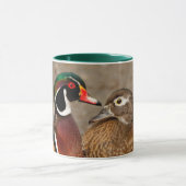 Schöner Berührungsmoment zwischen Holzenten Tasse (Zentrum)