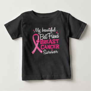 Schöner bester Freund-Brustkrebs-Überlebender Baby T-shirt
