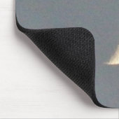Schöner, bewaldeter Crescent Moon bei Dusk Mousepa Mousepad (Ecke)