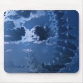 Schöner bewölkter Himmel über den Bergen... Mousepad (Vorne)