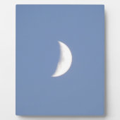Schöner, bezaubernder Halbmond im Daylight Plaque Fotoplatte (Vorderseite)