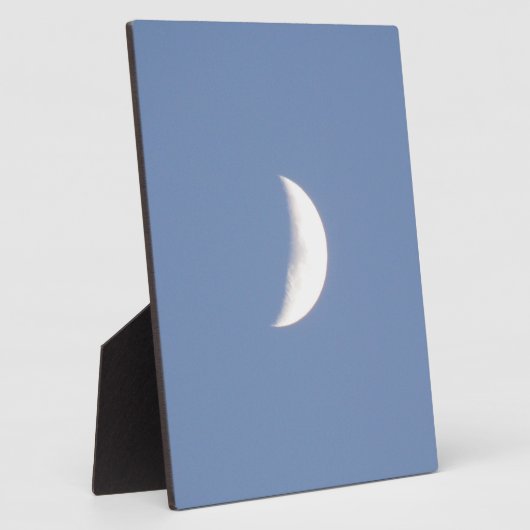 Schöner, bezaubernder Halbmond im Daylight Plaque Fotoplatte (Seite)