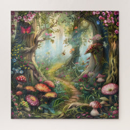 Schöner bezaubernder Wald Puzzle