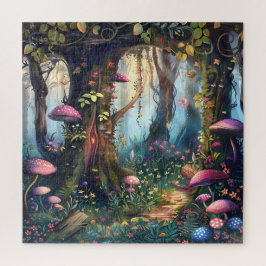 Schöner bezaubernder Wald Puzzle