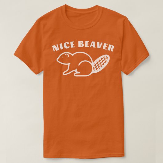 Schöner Biber 1 T-Shirt (Design vorne)