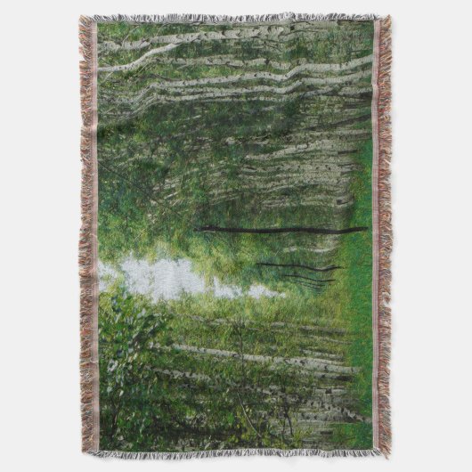 Schöner Birkenwald Decke (Vorderseite Vertikal)